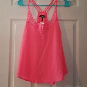 Flowy hot pink tank
